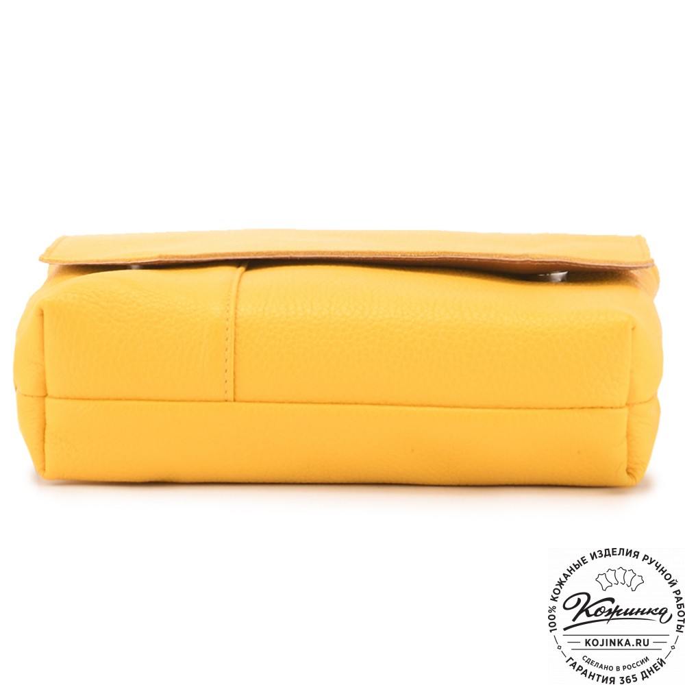  Кожаный рюкзак "Голландия NEW " (жёлтый) 